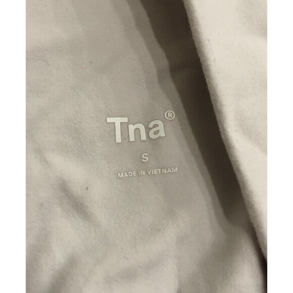 TNA Womens Small Light Pink Compression Athletic Leggings Work Out Running - Picture 2 of 5